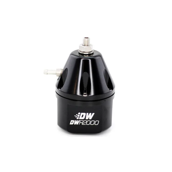 DeatschWerks DWR2000 Adjustable Fuel Pressure Regulator – Black – 6-2000-FRB