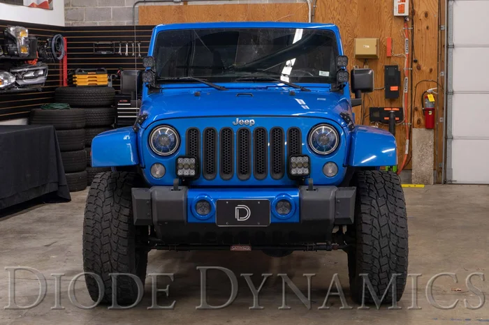 Diode Dynamics Jeep JK SS5 CrossLink Bumper Lightbar Kit Pro Combo-DD7275