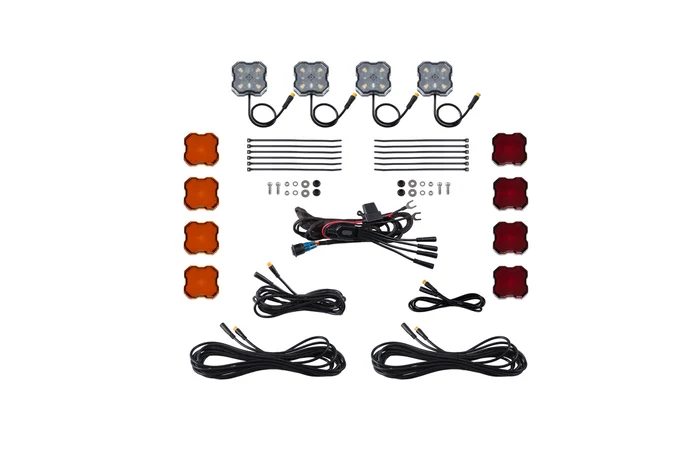 Diode Dynamics Single-Color Rock Light Installer Kit (4-pack) – DD7738