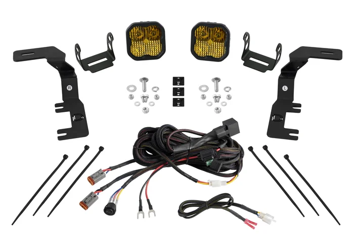 Diode Dynamics Stage Series Ditch Light Kit for 23+ Chevrolet Colorado SS3 Sport Yellow Combo – DD7812