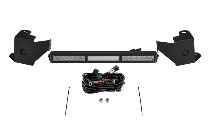 Diode Dynamics Stealth Bumper Light Bar Kit for 22+ Toyota Tundra, White Combo – DD7412
