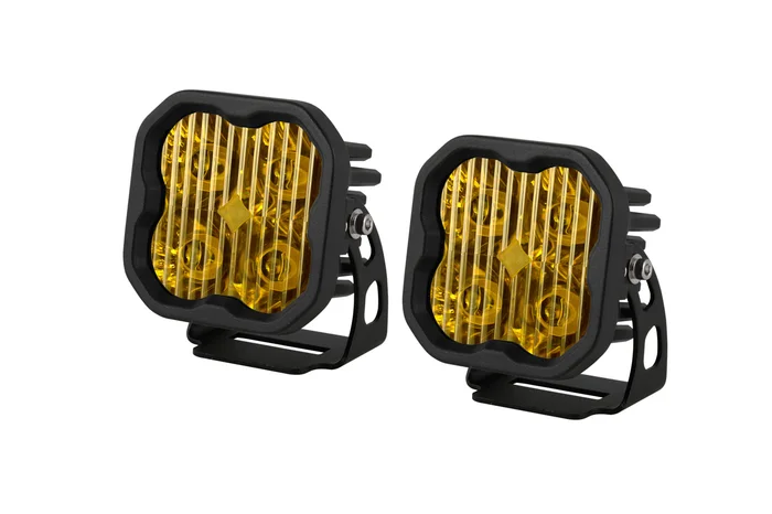 Diode Dynamics Worklight SS3 Sport Yellow Driving Standard Pair-DD6124P