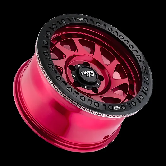Dirty Life 9313 Enigma Race 17×9 / 6×135 BP / -38mm Offset / 87.1mm Hub Crimson Candy Red Wheel