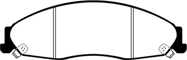 EBC 02-05 Cadillac CTS 2.6 Greenstuff Front Brake Pads – DP21645