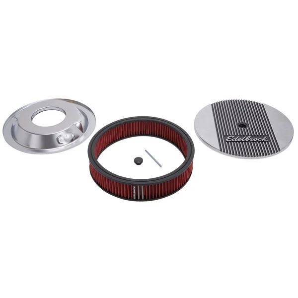 Edelbrock Air Cleaner Elite II 14In Diameter w/ 3In Element Standard Height Polished – 4268