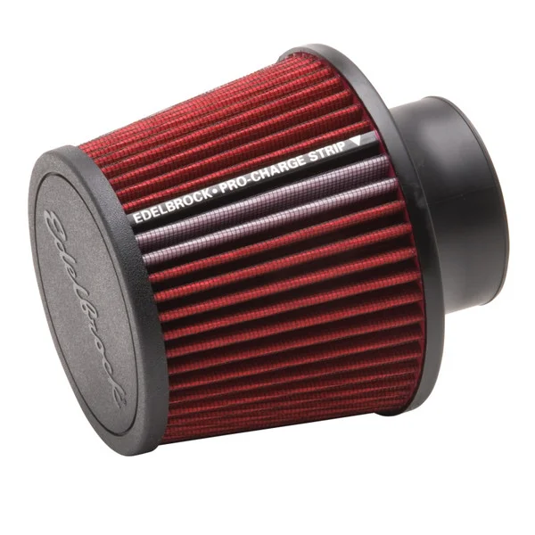 Edelbrock Air Filter Pro-Flo Series Conical 6 5In Tall Red/Black – 43651
