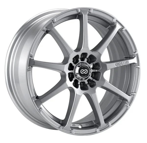 Enkei EDR9 15×6.5 5×100/114.3 38mm offset 72.6 Bore Diameter Silver Wheel – 441-565-0238SP