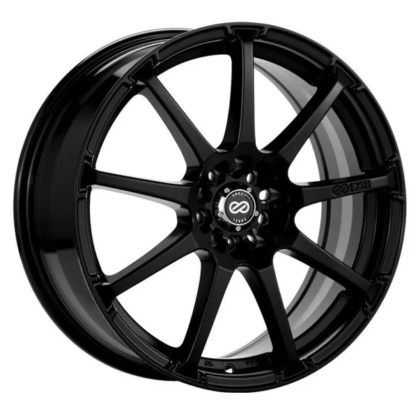 Enkei EDR9 17×8 5×100/114.3 45mm Offset 72.6 Bore Diameter Matte Black Wheel – 441-780-0245BK
