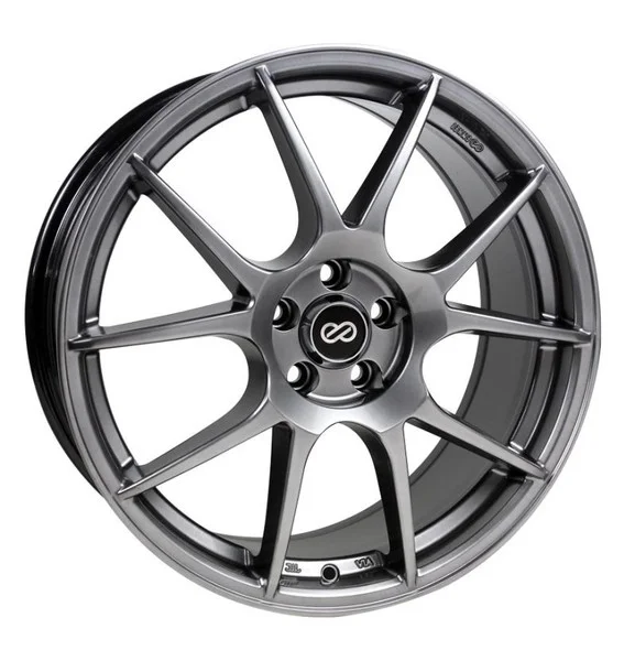 Enkei Enkei YS5 18×8 5×100 45mm offset 72.6mm Bore Hyper Black – 494-880-8045HB