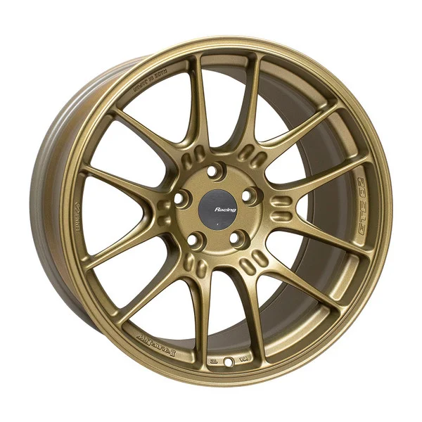 Enkei GTC02 18×10 5×112 32mm Offset 66.5mm Bore Titanium Gold Wheel – 534-810-4432GG