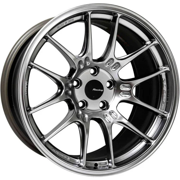 Enkei GTC02 18×9 5×100 42mm Offset 75mm Bore Hyper Silver Wheel – 534-890-8042HS