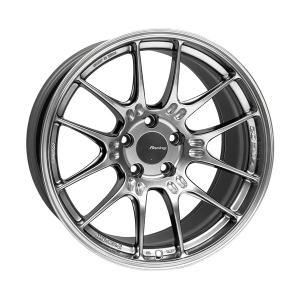 Enkei GTC02 18×9.5 5×114.3 15mm Offset 75mm Bore Hyper Silver Wheel – 534-895-6515HS