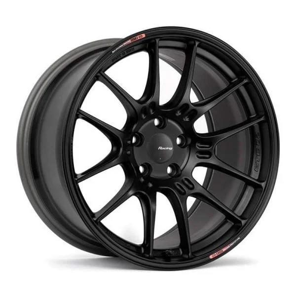 Enkei GTC02 19×10 5×112 40mm Offset 66.5mm Bore Matte Black Wheel – 534-910-4440BK