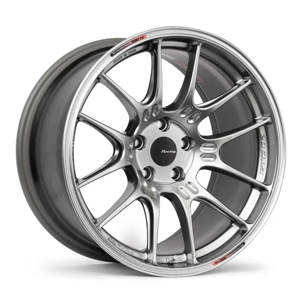 Enkei GTC02 19×10.5 5×112 34mm Offset 66.5mm Bore Hyper Silver Wheel – 534-9105-4434HS