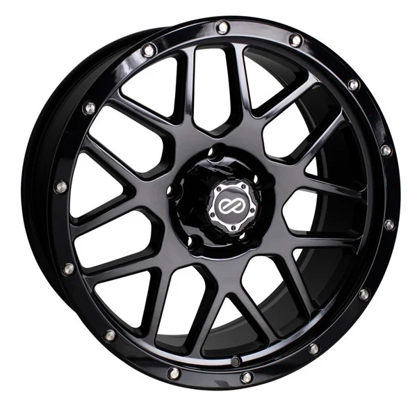 Enkei Matrix 20×9 6×139.7 BP 15mm Offset 108mm Bore Gloss Black Wheel – 526-290-8415BK
