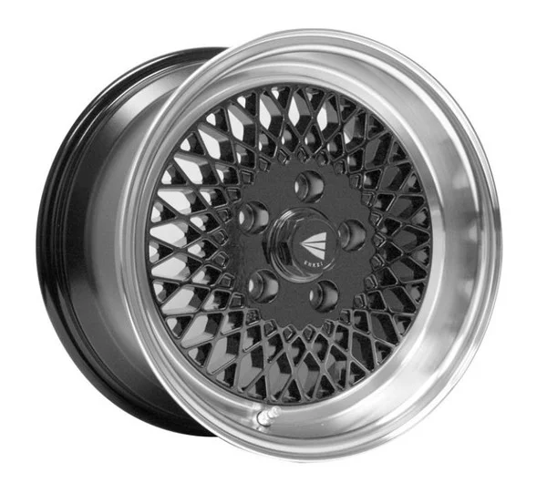 Enkei92 Classic Line 15×7 38mm Offset 5×114.3 Bolt Pattern Black Wheel – 465-570-6538BK