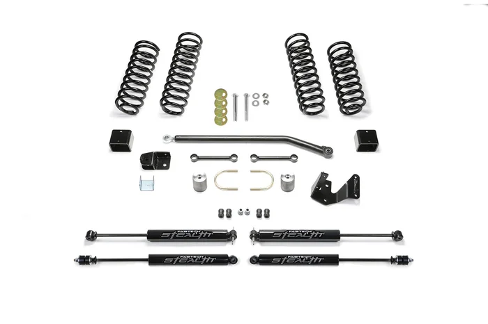 Fabtech Sport II, 3 in. Lift w/ Stealth Shocks For 07-18 Jeep JK 2-Door. – K4085M