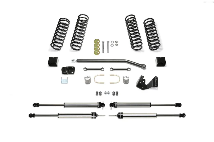 Fabtech Sport II System, 3 in. Lift w/ Dirt Logic Shocks For 07-18 Jeep JK 4-Door. – K4086DL