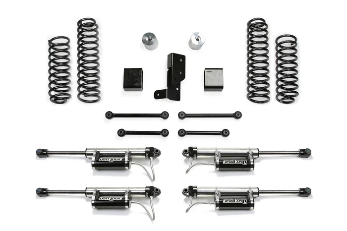 Fabtech Sport System, 3 in. Lift w/ Dirt Logic Resi Shocks For 20-22 Jeep JL 4-Door 4WD Diesel/392. – K4206DL