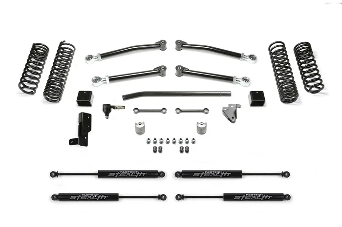 Fabtech Trail, 3 in. Lift w/ Stealth Shocks For 18-22 Jeep JL 4WD 4-Door. – K4117M