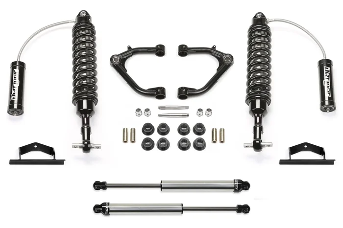 Fabtech UCA Kit, 2 in. Lift w/ Dirt Logic 2.5 and 2.25 For 14-18 GM C/K1500 P/U w/o E Aluminum or Stamped Steel UCA. – K1106DL