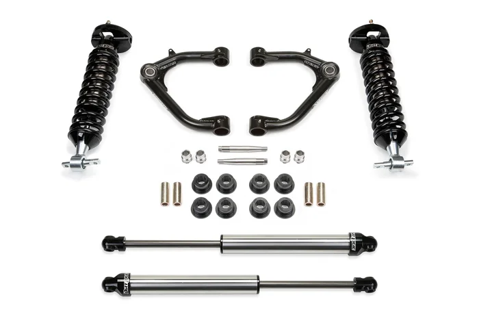 Fabtech UCA Kit, 2 in. Lift w/ Dirt Logic 2.5 and 2.25 For 14-18 GM C/K1500 P/U w/o E Aluminum or Stamped Steel UCA. – K1069DL