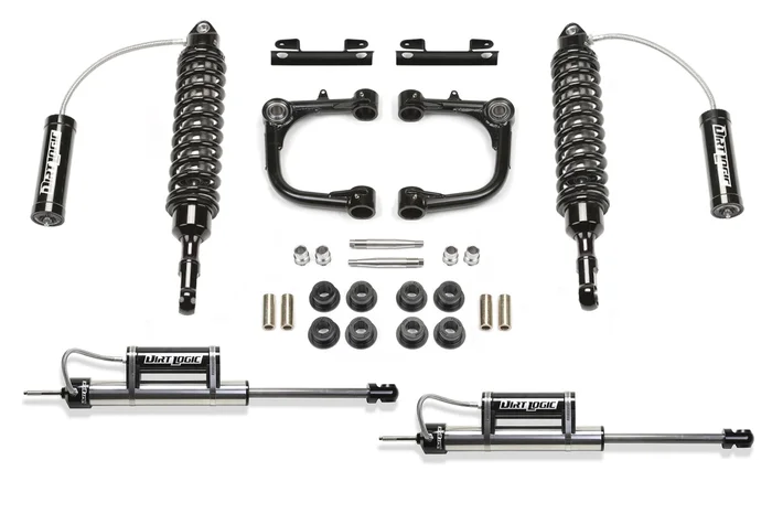Fabtech UCA System, 3 in. Lift w/ Dirt Logic 2.5 Coilover Resi and Remote Reservoir Dirt Logic Resi For 06-09 Toyota Fj 4WD. – K7038DL