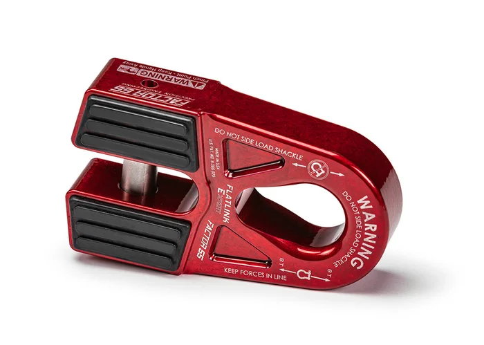 Factor 55 FlatLink E (Expert) Winch Shackle Mount, Red – 00080-01