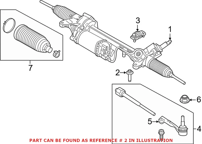 Genuine BMW 07146887645 – Rack and Pinion Bolt