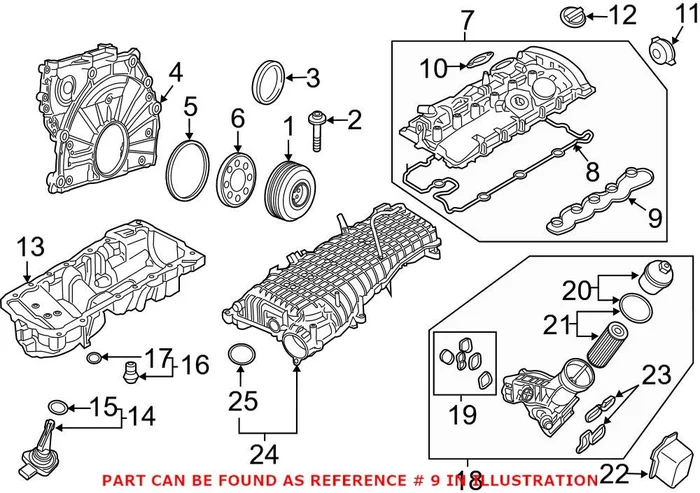 Genuine BMW 11128638124 – Spark Plug Tube Seal
