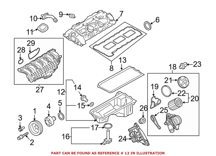 Genuine BMW 11137570403 – Engine Oil Pan