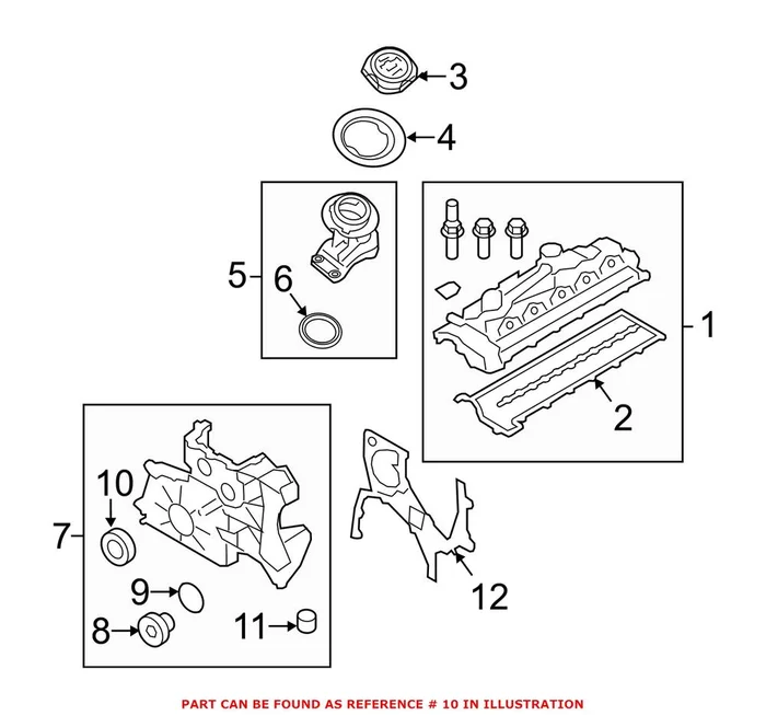 Genuine BMW 11142249534 – Engine Crankshaft Seal