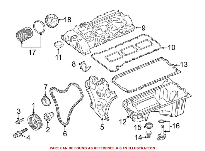 Genuine BMW 11417618943 – Engine Timing Chain Tensioner