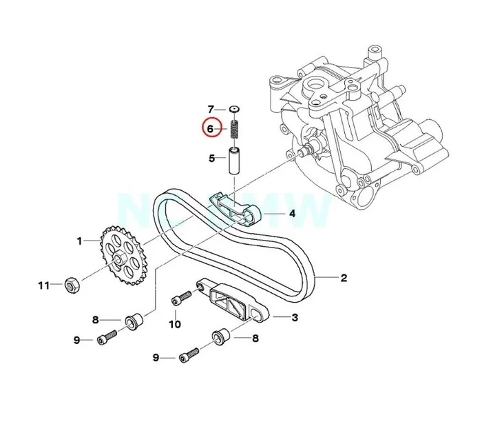 Genuine BMW 11417835445 – Engine Timing Chain Tensioner