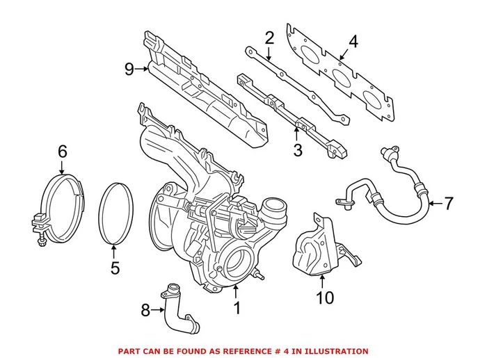 Genuine BMW 11627625167 – Exhaust Manifold Gasket