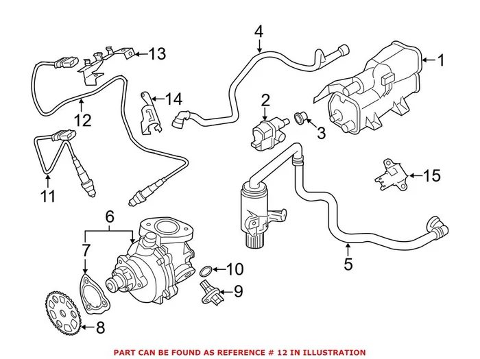 Genuine BMW 11787601911 – Oxygen Sensor (Rear)