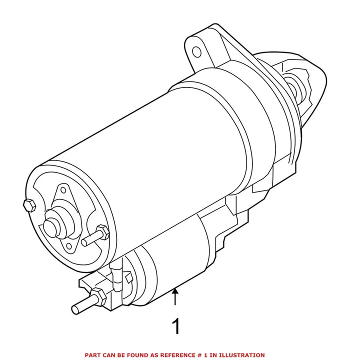 Genuine BMW 12417843530 – Starter