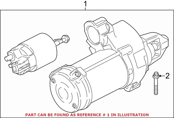 Genuine BMW 12418657337 – Starter
