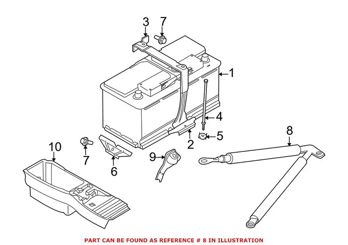 Genuine BMW 12427585241 – Battery Cable