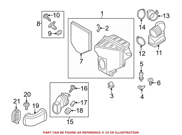 Genuine BMW 13717601869 – Engine Air Intake Hose