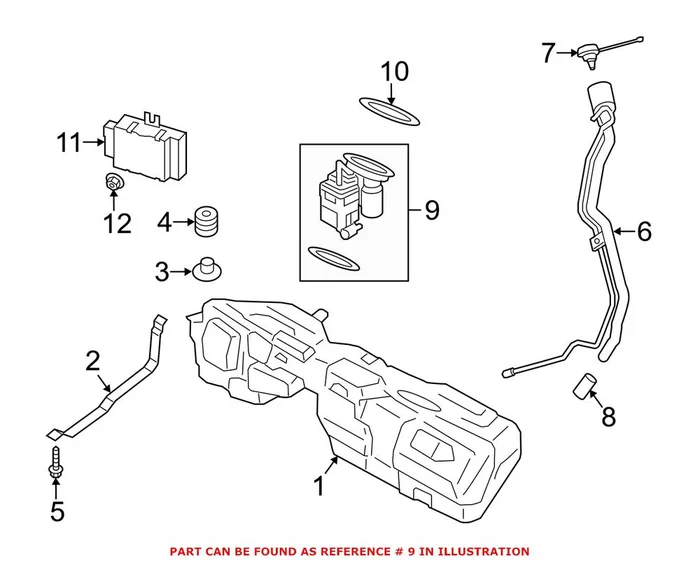 Genuine BMW 16117243975 – Electric Fuel Pump