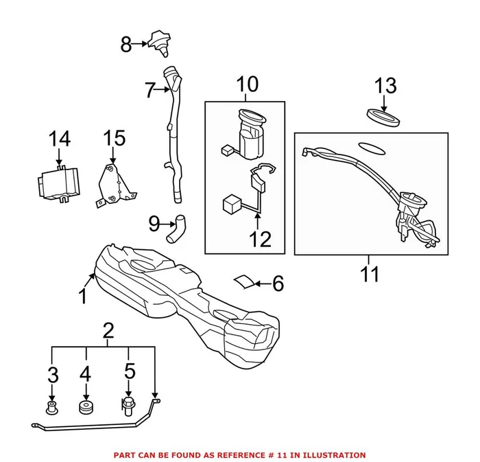 Genuine BMW 16117313791 – Fuel Tank Sending Unit and Fuel Filter Assembly