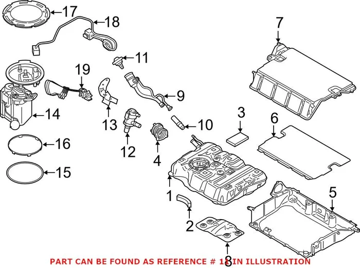 Genuine BMW 16117483446 – Fuel Tank Cap