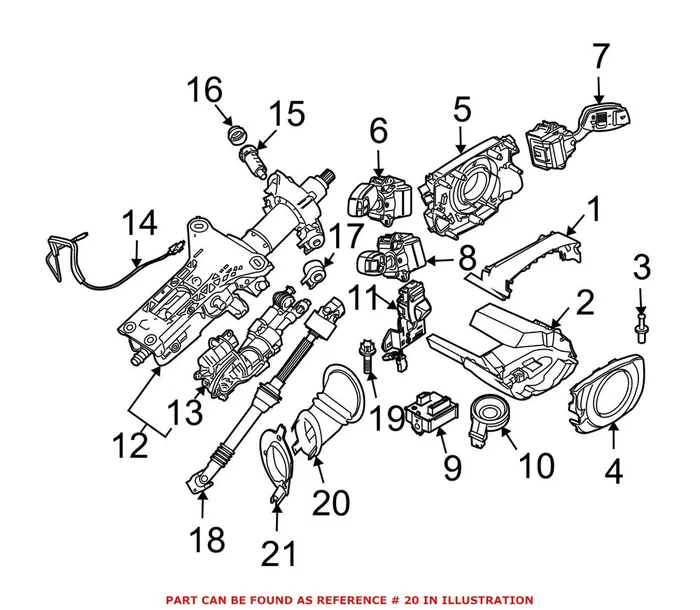 Genuine BMW 32306767788 – Steering Coupling Boot