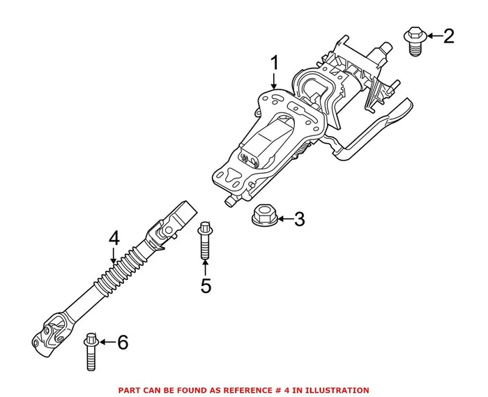 Genuine BMW 32306865653 – Steering Shaft