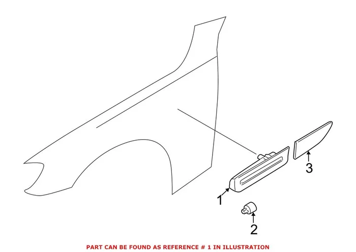 Genuine BMW 51137298873 – Turn Signal Light Assembly