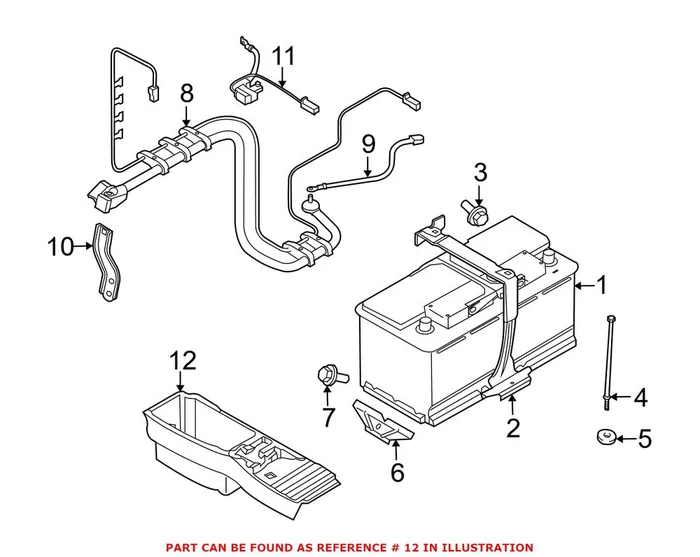Genuine BMW 51476981050 – Battery Box