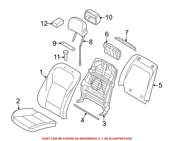 Genuine BMW 52109180212 – Courtesy Light (Front)