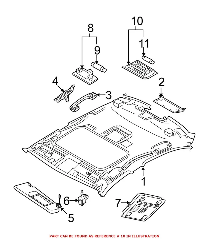 Genuine BMW 61319201645 – Reading Light