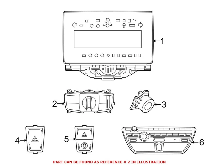 Genuine BMW 61319390195 – Headlight Switch